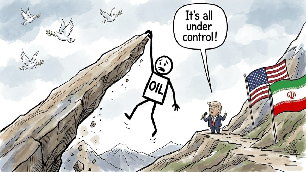 Image for Oil Slips as Trump Signals US-Iran Talks in “Final Stages”