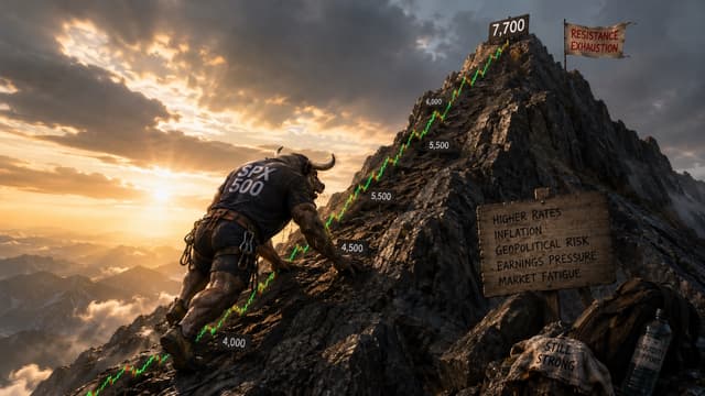 Image for article: Record Highs, Tired Legs: The S&P Climbs Into Resistance Just as the Data Avalanche Begins