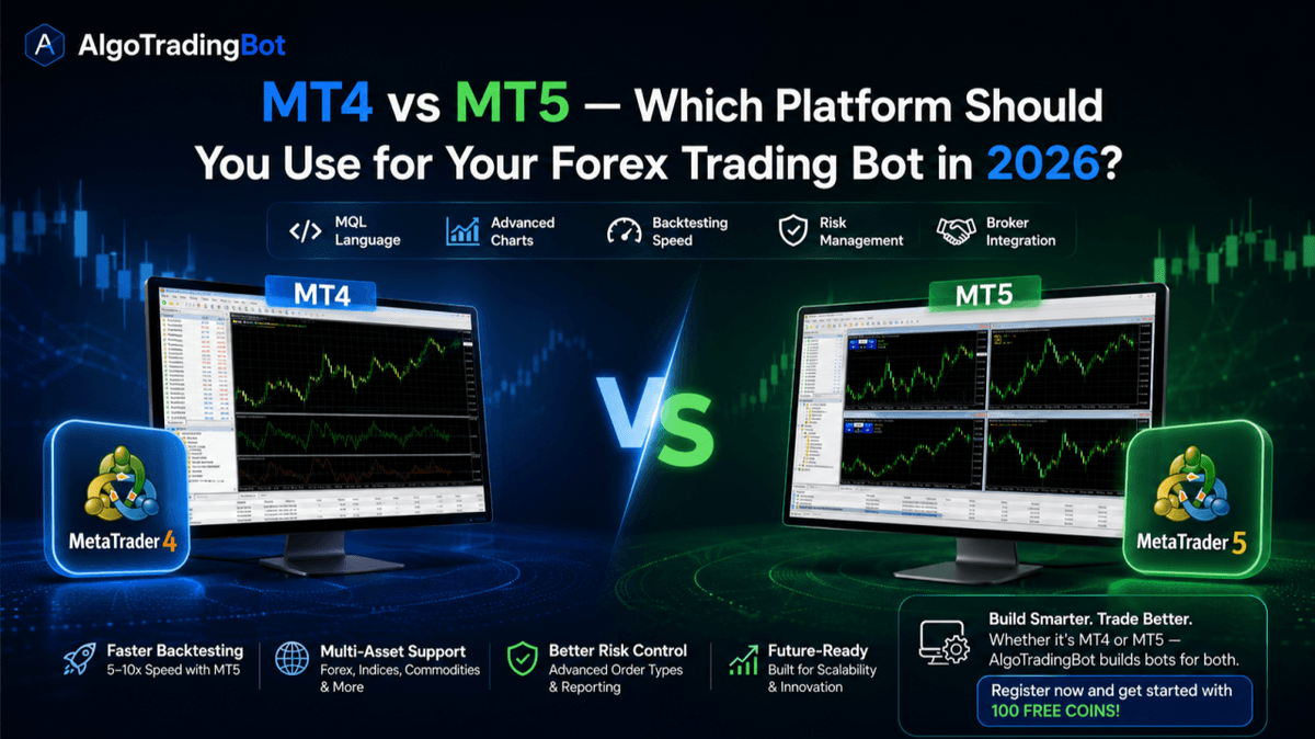 Image for MT4 vs MT5 — Which Platform Should You Use for Your Forex Trading Bot in 2026?