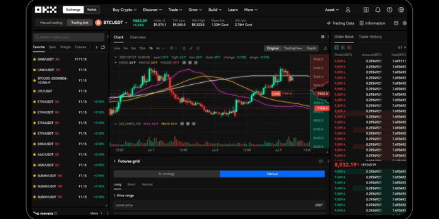 OKX trading platform screenshot
